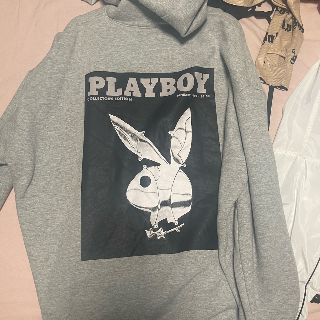 Playboy Gray Collectors Edition Hoodie
